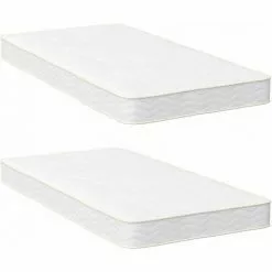 Matelas 90x190 - BOLLI Lot 2 Luxe Matelas Mémoire De Forme Pour Adulte Enfant - 7 Zones De Confort Mousse Mémoire Adaptative