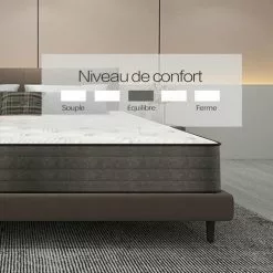 BOLLI Matelas 90x190 - Épaisseur 16cm - Luxe Matelas De Lit D'Adulte Et D'enfant - Matelas à Mémoire De Forme - 7 Zones De Confort Mousse Mémoire Adaptative 7 BOLLI Matelas 90x190 - Épaisseur 16cm - Luxe Matelas De Lit D'Adulte Et D'enfant - Matelas à Mémoire De Forme - 7 Zones De Confort Mousse Mémoire Adaptative -Matelas Boutique 61345736 3