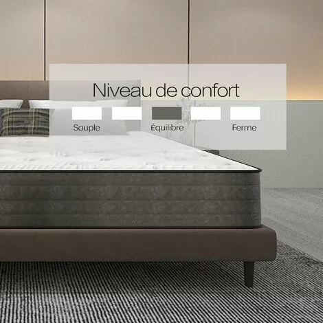 BOLLI Matelas 90x190 - Épaisseur 16cm - Luxe Matelas De Lit D'Adulte Et D'enfant - Matelas à Mémoire De Forme - 7 Zones De Confort Mousse Mémoire Adaptative 3 BOLLI Matelas 90x190 - Épaisseur 16cm - Luxe Matelas De Lit D'Adulte Et D'enfant - Matelas à Mémoire De Forme - 7 Zones De Confort Mousse Mémoire Adaptative – Image 3