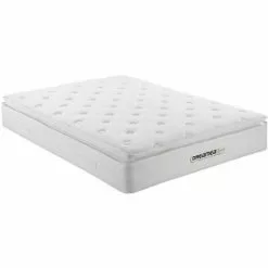 VENTE-UNIQUE.COM Matelas Anti-feu Ressorts Ensachés Et Surmatelas Intégré DELICE De DREAMEA HOTEL - 140 X 190 Cm
