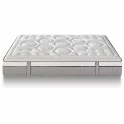 MARCKONFORT Matelas Black Memory 135x190 Cm à Mémoire De Forme Avec Ressots Ensachés, Fermeté Moyenne - BLANC -Matelas Boutique 61799294 3