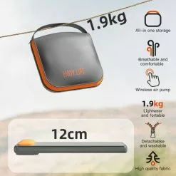 HAPPYSHOPPING Matelas Pneumatique Pliant Portable épaississement Automatique, S - S -Matelas Boutique 65213718 3