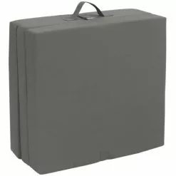 LES TENDANCES Matelas En Mousse Pliable En 3 Sections 190 X 70 X 9 Cm Gris -Matelas Boutique 66905047 5