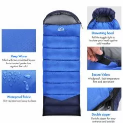 ASUPERMALL Sac De Couchage D'hiver Ultraléger Avec Sac De Couchage Pour La Randonnée Et Le Camping -Matelas Boutique 67150830 3