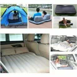 LLOVE Lit Gonflable Pour Voiture Matelas De Couchage Pour Voiture Coussin D'échappement Central Et Arrière Lit De Voyage Gris -Matelas Boutique 67914676 5