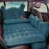QERSTA Matelas Gonflable Voiture SUV Avec Pompe, Lit Gonflable De Voyage, Coussin De Siège Arrière De Voiture Pour Des Enfants, Confortable Surface Floquée Pour Camping Voyage (Bleu)